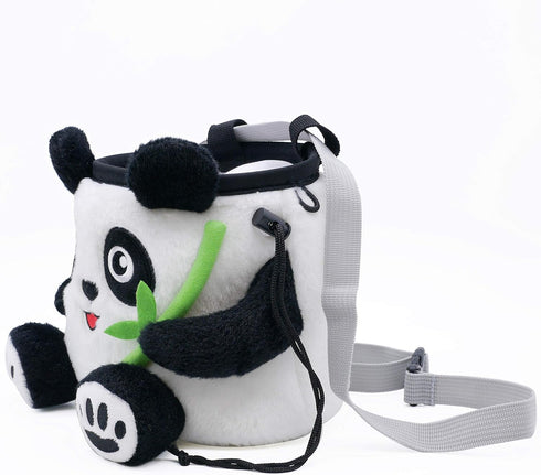Panda Chalkbag for Rock Climbing, Suitable for Adults & Children, Ideal for Bouldering & Gym