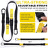 Home Resistance Training Kit, Full-Body Workout with Suspension Trainer Straps, Door Anchor, Handles, Carrying Bag