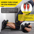 Nordic Hamstring Curl Strap, Nordic Curl Strap Holds 420 Pounds Great for Hamstring Curls, Sit-ups, Spanish Squats, Ab Workout, 5 Second Setup Nordic Curl Strap Home Fitness Equipment by COFOF