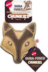 SPOT Dura-Fused Chunkies Fox Dog Toy - All Natural Leather and Felt, Durable Extra Thick Chew Toy for Aggressive