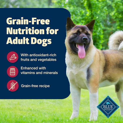 12.5-oz. (12 Count) Blue Buffalo Freedom Grain-Free Wet Dog Food, Free of Glutens & Artificial Preservatives, Made