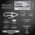 Survival Card Multitool Camping Kit, 9PCS Portable Survival Tool with Fishing Line Gear, Credit Card Wallet with Felt