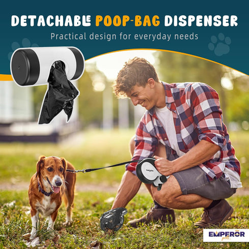 Retractable Dog Leash Add-On Accessory, Anti-Bite Rope for Extra Protection Against Biting from Your Pups