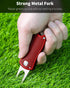 GreenHaven Golf Divot Repair Tool 2-6 Pack, Foldable Metal Green Tool with Magnetic Putt Alignment Marker