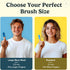 Jasper Dog Toothbrush, 360º Dog Tooth Brushing Kit, Clear 2-Pack for Dog and Cat Teeth Cleaning