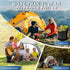 Portable Toilet Kit for Adults, Retractable Camping Toilet with Wearable Privacy Tent Outdoor Travel Toilet