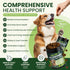 24-in-1 200 Count Omega-3 Dog Multivitamins Chewable, Dog Vitamins and Supplements with Glucosamine Chondroitin