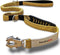 Tactical Dog Leash for Large Dogs, Heavy Duty Elastic Bungee with Car Seat Belt Clip, Brown