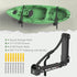 GanFindX Foldable Heavy-Duty Kayak Wall Rack, 9.5-13.8" Storage Hanger with Plastic Buckle Straps