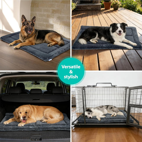 29"x18" Chew Proof Dog Mat - Indestructible Durable Kennel Mat for Aggressive Chewers, Machine Washable, Chew Proof Dog