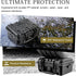 FUNANASUN 192 Round Ammo Storage Box, Waterproof 9mm Ammo Case, Locking Storage Case for Range Day and Outdoor Adventure