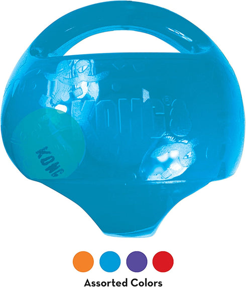 KONG Jumbler Ball - Interactive Dog Toy for Dog & Puppy Playtime, Fetch Toy with Tennis Ball, Supplies for Engaging