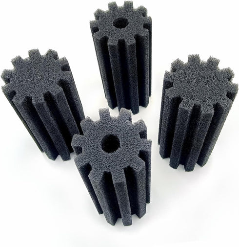 Aquarium Sponge Filter Replacement Sponges (4-Pack) for Medium (20-75 Gallon)