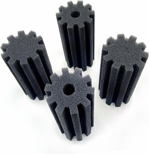 Aquarium Sponge Filter Replacement Sponges (4-Pack) for Medium (20-75 Gallon)