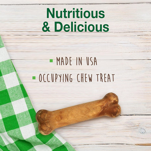 Nylabone Healthy Edibles Natural Dog Chews, Chicken Flavor Treats for Dogs, Small/Regular (3 Count)