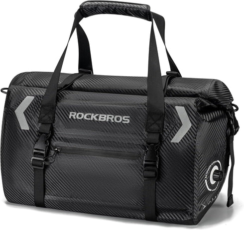 ROCKBROS Waterproof Duffel Bag, 20-60L Dry Duffel Bag for Motorcycling, Boating, Kayaking, Camping, Fishing Outdoor