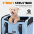 18x11x11 Inch Top Loading Medium Cat Carrier with Privacy Curtain, Soft-Sided Small Pet Travel Crate Vet Approved
