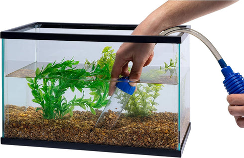 Tetra Water Cleaner with Priming Bulb and Bucket Clips, Makes Water Changes Easy
