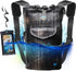 Luck route Dry Bag, Waterproof Backpack for Kayaking, Boating, Fishing, Quick-Access Outer Pocket