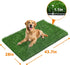 43.7in 27.6in 45x29in Tray(1 Pack) LOOBANI x Replacement Artificial Grass Puppy Training Pads, Quickly Absorbency