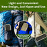 MealFlow Pro Backpack Portable Foldable Stool, Pocket Chair Camping Fishing Stool, Mini Outdoor Camping Stools Sling