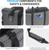 BJOP 15 lbs Small Dog & Cat Car Seat, Detachable Seat, Console Fit, Adjustable Straps, Storage Pocket & Clip-On Leash