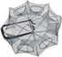 RiToEasysports Fish Net, Portable Collapsible Fishing Trap with Steel Wire Frame for Crab and Lobster, Perfect