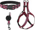 Mile High Life Night Reflective Double Adjustable Band Nylon Small Puppy Pet Dog Combo Collar Leash Set