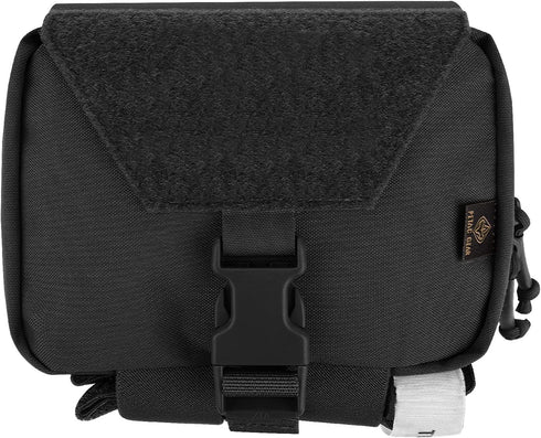PETAC GEAR Tactical Rip Away Medical Pouch, Tear Off First Aid IFAK Pouch, Molle & Belt Horizontal Emergency Bag
