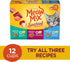 Meow Mix Seafood Favorites Chunks in Gravy Wet Cat Food Variety Pack, 2.75 Ounce (Pack of 12)