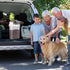 5-7LBS Plastic Dog Food and Cat Food Storage Container - Leak-Proof, Easy to Clean, Portable with 4-Buckle Handle