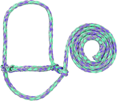Weaver Livestock Poly Rope Sheep Halter, Adjustable Lamb Halter Lead, Modern Style Braid Sheep and Goat