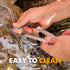 Tapirus Long Spork and Spoon Set | Stainless Steel Eating Utensils for MRE Bag, Ideal for Hiking
