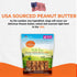 Canine Naturals Peanut Butter Chew, 100% Rawhide Free Dog Treats, Made with Real Peanut Butter, 6 Count of 2.5 Inch