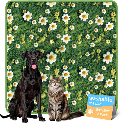 Washable Pee Pads for Dogs, Reusable Puppy Potty Training Pads, Ultra-Absorbent Thick