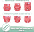 wegreeco Female Dog Diapers, Washable Reusable Pet Puppy Doggie Diapers for Small Medium Large Female Dogs in Heat