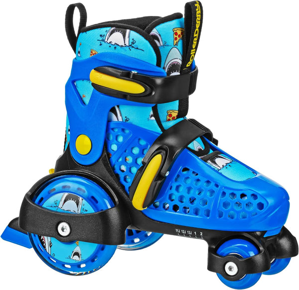 Fun Roll Beginner Roller Skates by Roller Derby, Adjustable Sizing, Skates for