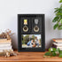 3 1 Medal Display Frame Shadow Box, in Shadow Box Display Wood Award Storage Boxes for Runners Race Bibs All Sport
