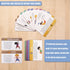 Garybank Kids Yoga Mat Set - Non-slip Exercise Mats with Fun Prints & 12 Yoga Cards for Kids