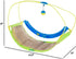 PETMAKER Interactive Cat Toy Rocking Activity Mat- Swing Playing Station with Sisal Scratching Area, Hanging Toy
