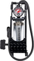 Schwinn Air Base Foot Operated Bike Pump, Dual Pump Head for Presta and Shrader Valves, Max PSI 100