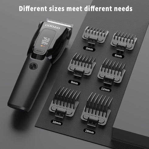 7500rpm Trimmer Dog Clippers for Grooming Heavy Thick Hair & Coats, Low Noise Cordless Pet Shaver, Dog Grooming Kit