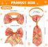 Reginary 100 Pieces Dog Bow Tie Collar Set, 40 Dog Neckties, 30 Puppy Bow Ties, 30 Collar Flowers for Small Medium Dogs