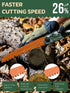 LAGOM Folding Saw, 8.2" Camping Hand Saw Made with SK5 Steel, Survival Folding Camp Saw