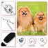 3 Pieces Rhinestones Dog Collar Set, Adjustable Artificial Pearl Dog Collar, White Bling Diamante Cat Necklace with Bell