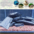 PINVNBY Natural Slate Aquascaping Stones - 3 to 5 inch PH Neutral Fish Tank Rocks for Aquariums and Landscaping