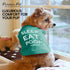 Parisian Pet Unisex Dog Tshirt, Lightweight Cotton Tank Top, Embroidered “Sleep, Eat, Poop, Repeat“ for Large Dogs - L