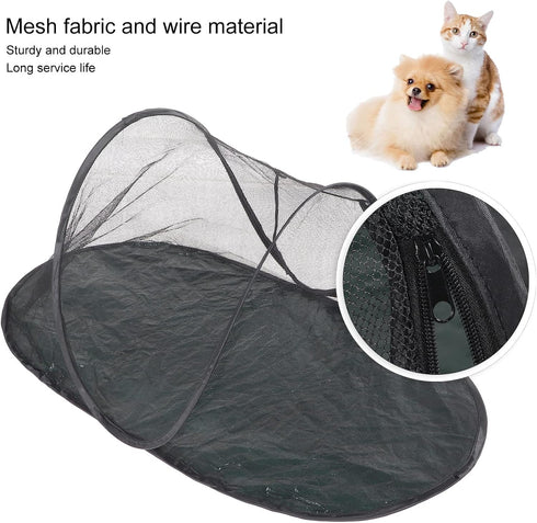 banapoy Cat Tent Outdoor, Portable Pet Playpen Up Enclosure Tent with with Carry Bag, Foldable Pet Exercise Tent