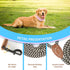 Mile High Life Short Dog Leash, 18 Inch, Heavy Duty Metal Clasp, Genuine Leather Tailored Connection for Large Dogs -