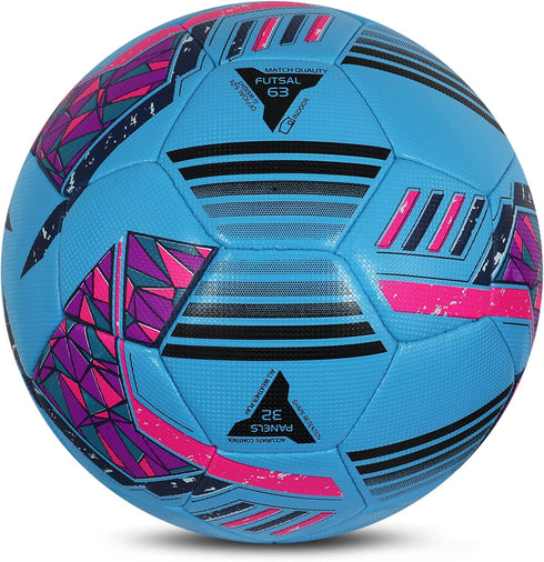 Vizari Reflect Pro Premium Indoor Soccer Ball - Size 4 Futsal Ball, Hand-Stitched, Shiny TPU Cover
